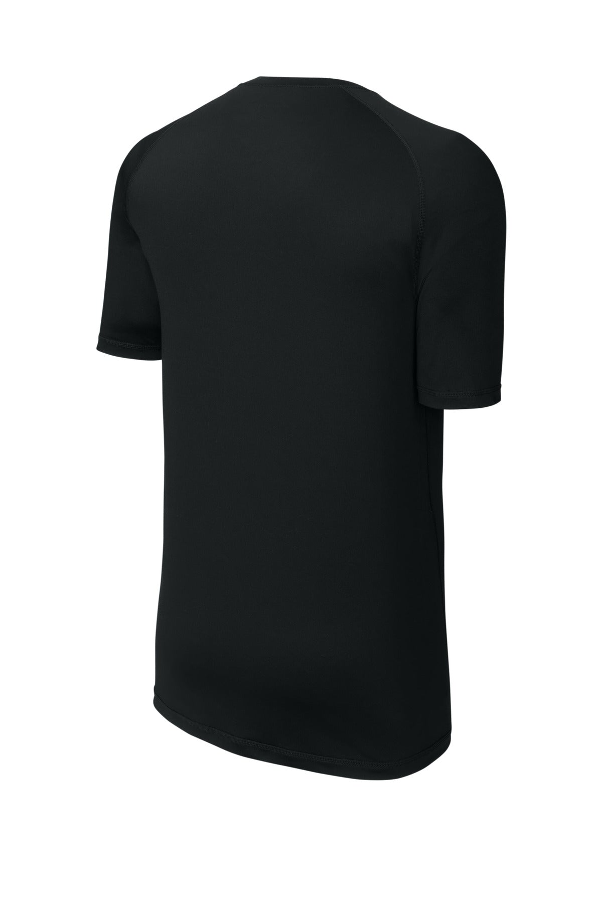 Sport-Tek PosiCharge Compression 1/2-Sleeve Tee - Black