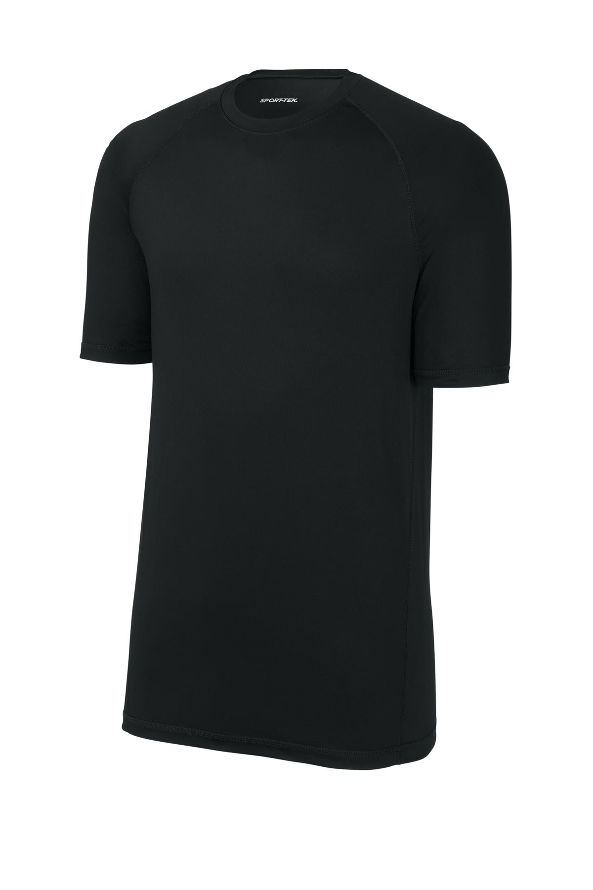 Sport-Tek PosiCharge Compression 1/2-Sleeve Tee - Black