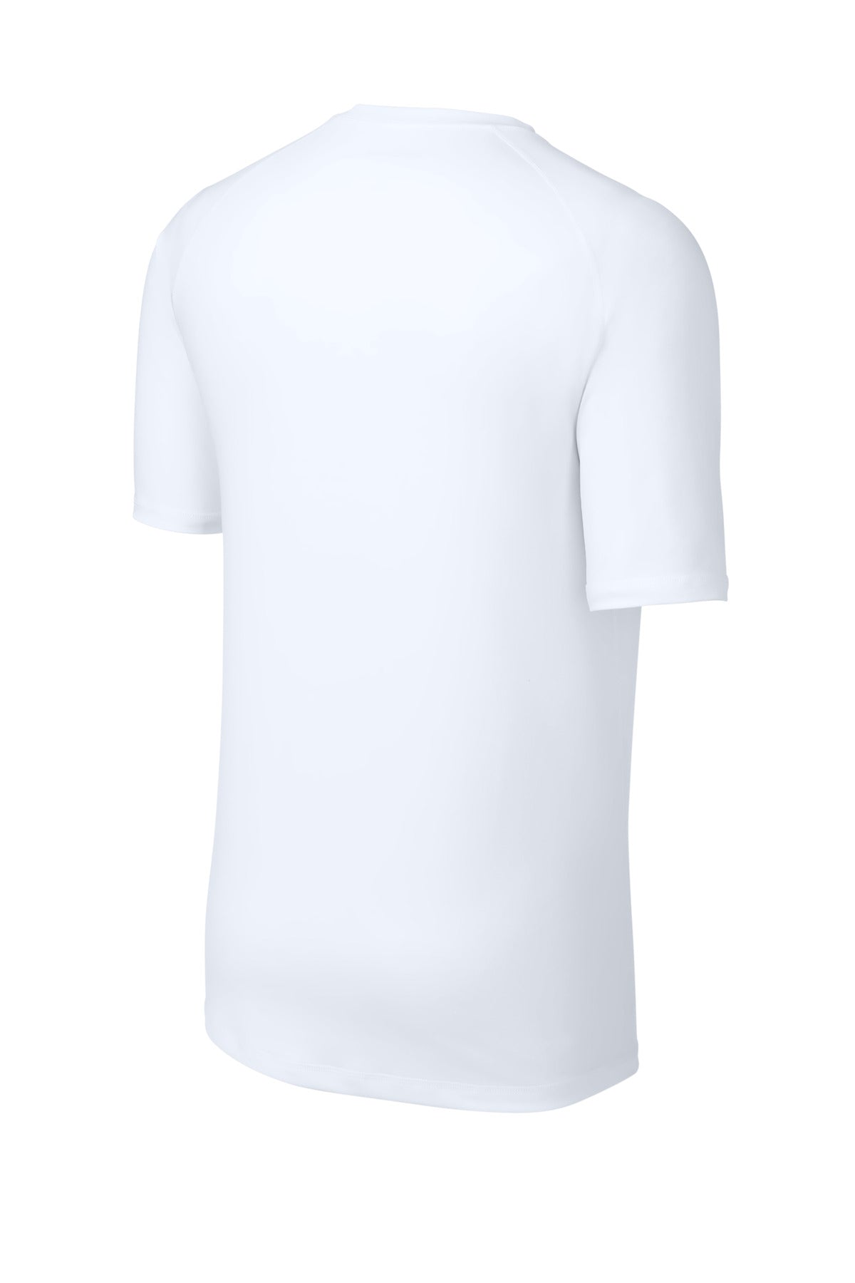 Sport-Tek PosiCharge Compression 1/2-Sleeve Tee - White