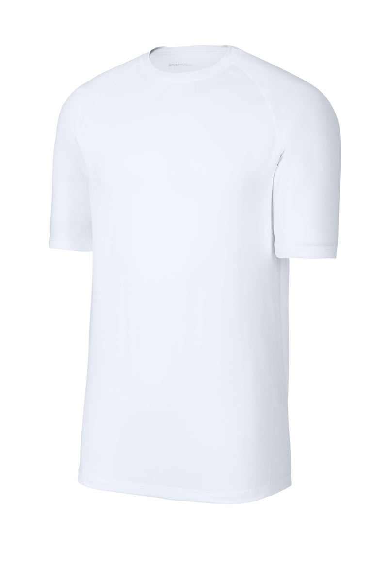 Sport-Tek PosiCharge Compression 1/2-Sleeve Tee - White