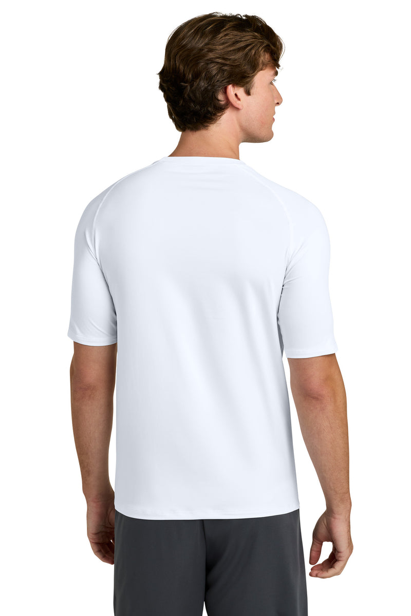 Sport-Tek PosiCharge Compression 1/2-Sleeve Tee - White