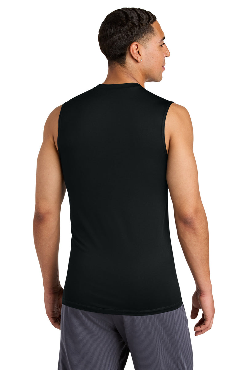 Sport-Tek PosiCharge Compression Sleeveless Tee - Black