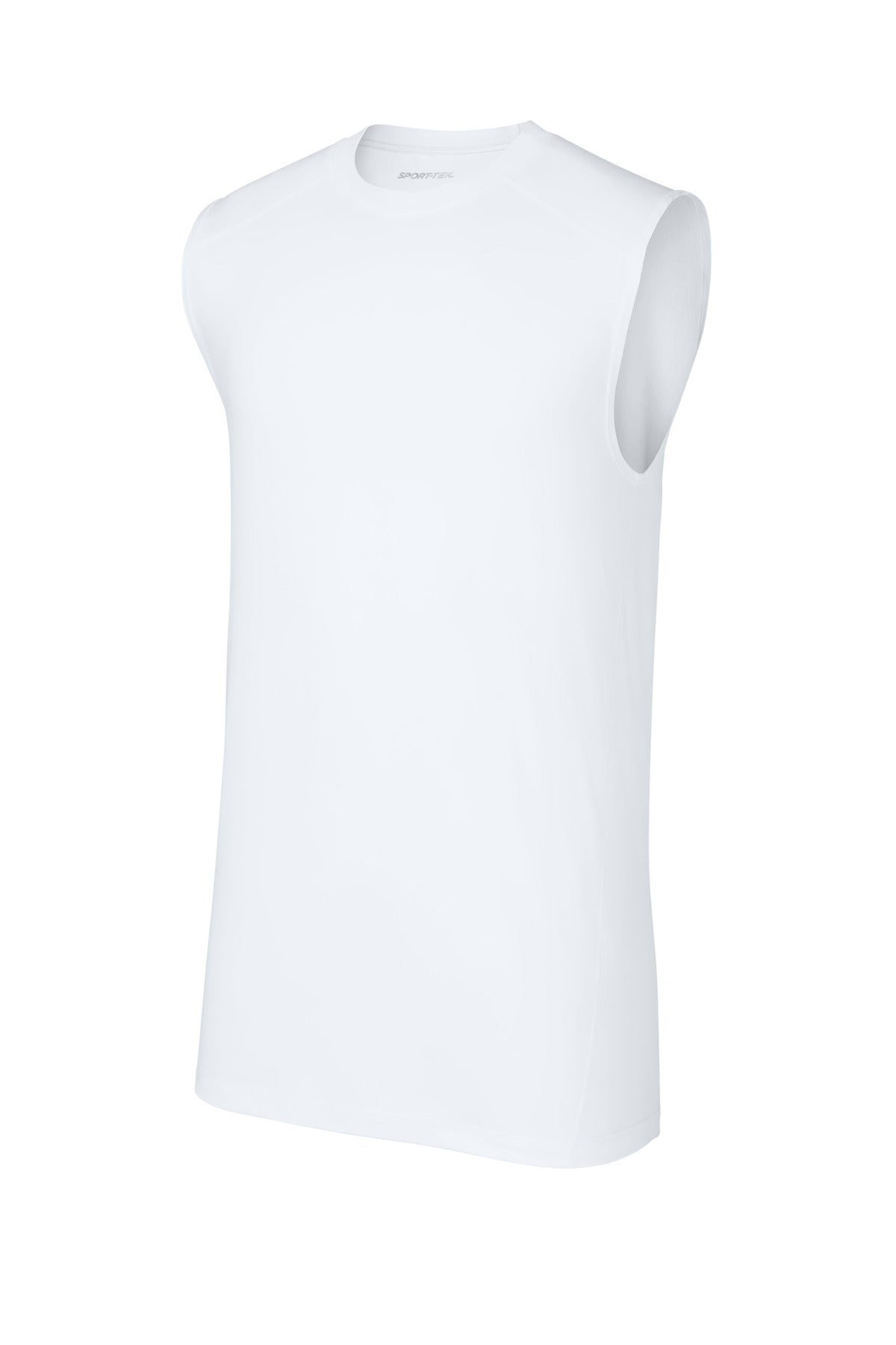 Sport-Tek PosiCharge Compression Sleeveless Tee - White