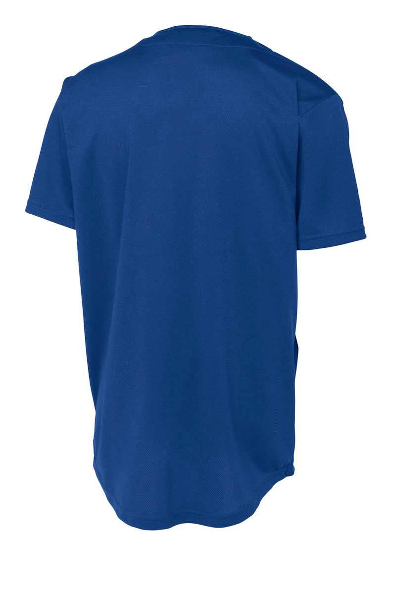 Sport-Tek PosiCharge Tough Mesh Full-Button Jersey - True Royal