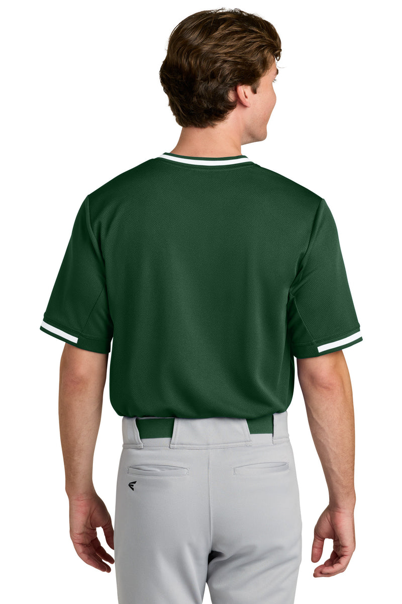 Sport-Tek Tough Mesh V-Neck Baseball Jersey - Forest Green