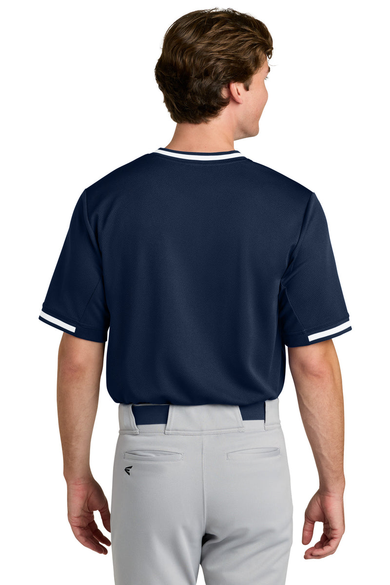 Sport-Tek Tough Mesh V-Neck Baseball Jersey - True Navy