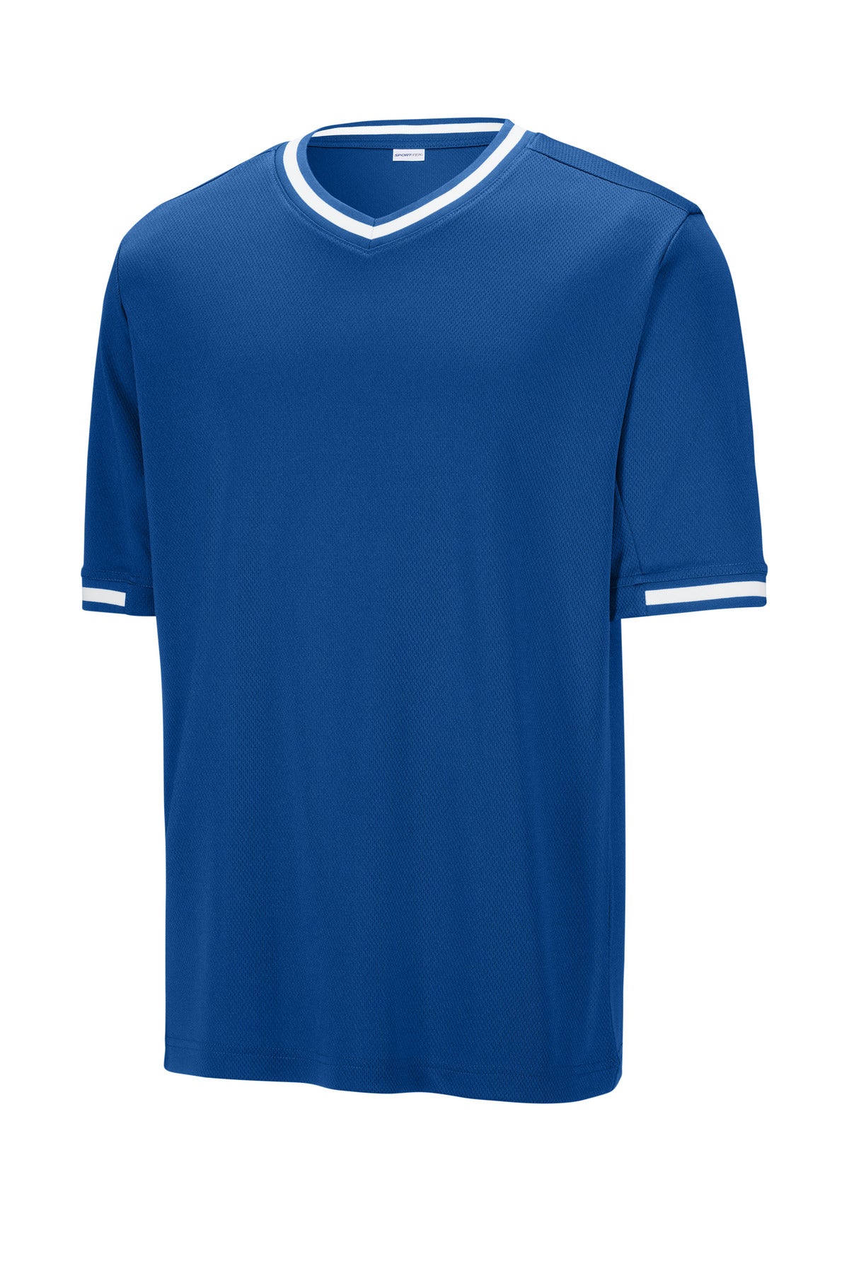 Sport-Tek Tough Mesh V-Neck Baseball Jersey - True Royal