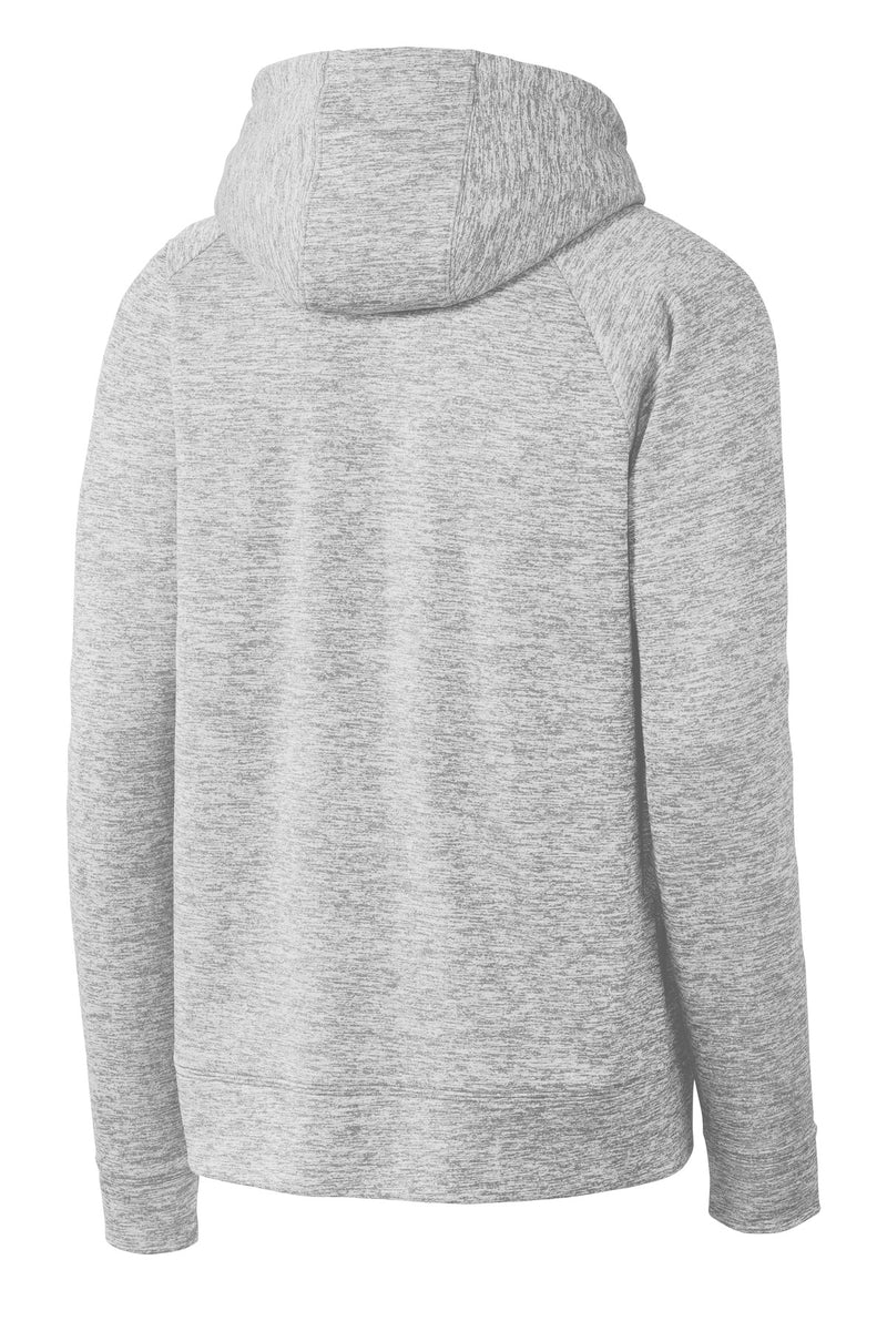 Sport-Tek PosiCharge Electric Heather Fleece Hooded Pullover - Silver Electric