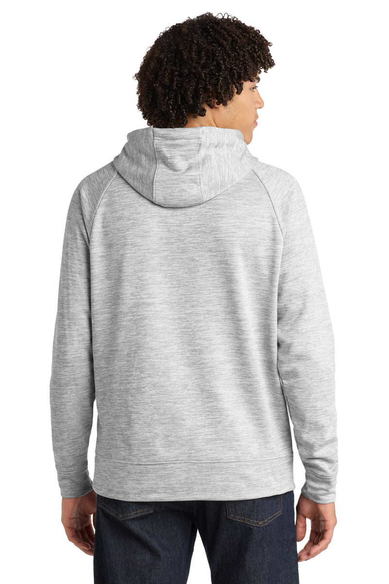 Sport-Tek PosiCharge Electric Heather Fleece Hooded Pullover - Silver Electric