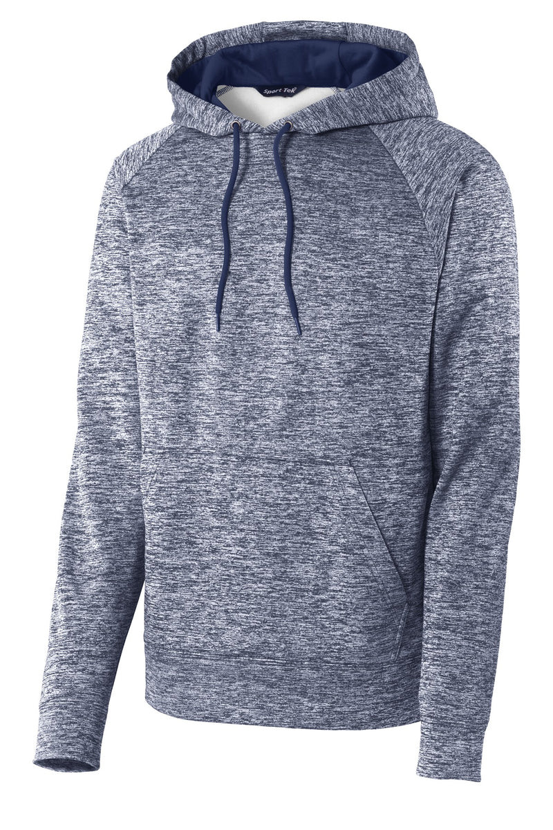 Sport-Tek PosiCharge Electric Heather Fleece Hooded Pullover - True Navy Electric