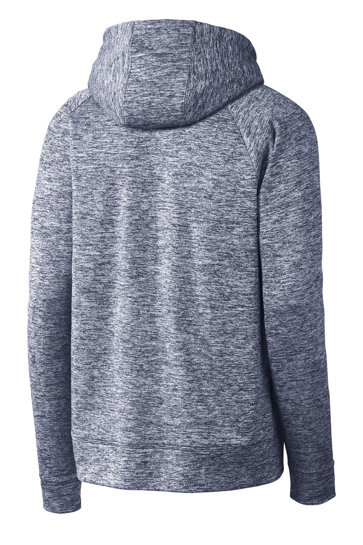 Sport-Tek PosiCharge Electric Heather Fleece Hooded Pullover - True Navy Electric