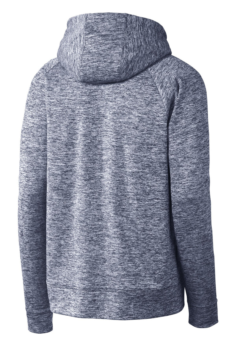 Sport-Tek PosiCharge Electric Heather Fleece Hooded Pullover - True Navy Electric