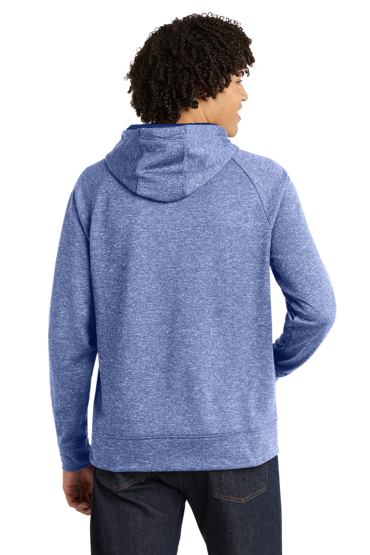 Sport-Tek PosiCharge Electric Heather Fleece Hooded Pullover - True Royal Electric