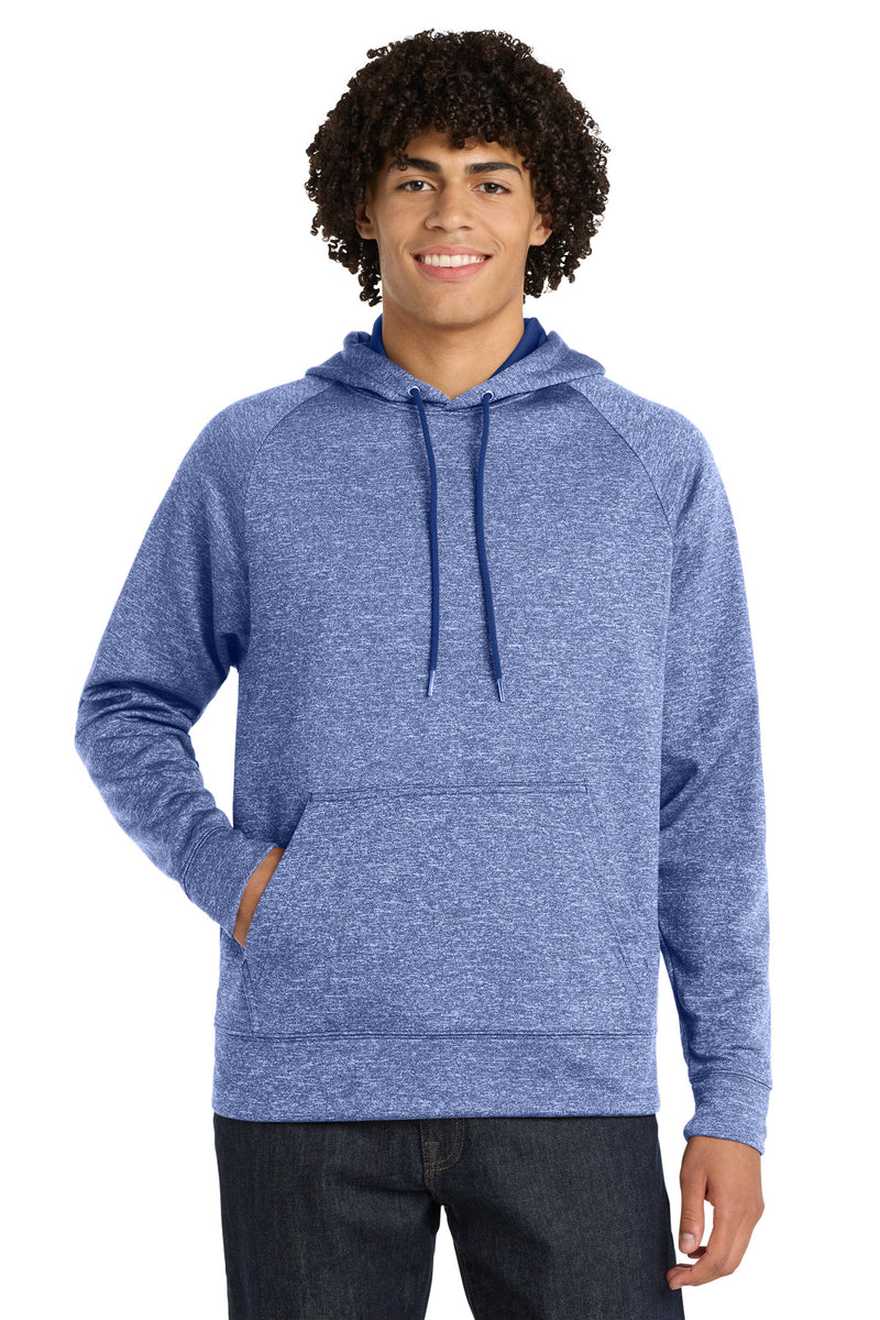 Sport-Tek PosiCharge Electric Heather Fleece Hooded Pullover - True Royal Electric