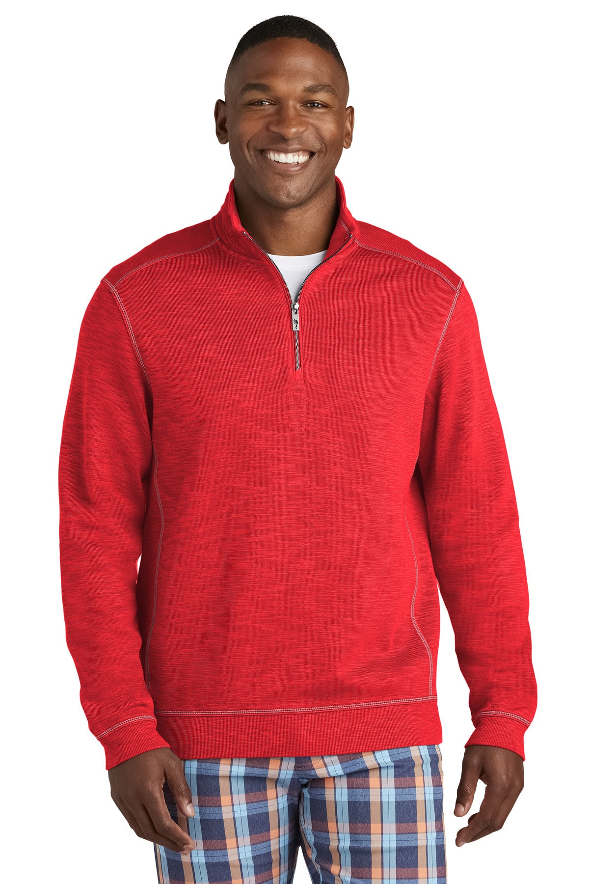 Tommy Bahama Tobago Bay 1/2-Zip - Chili Pepper