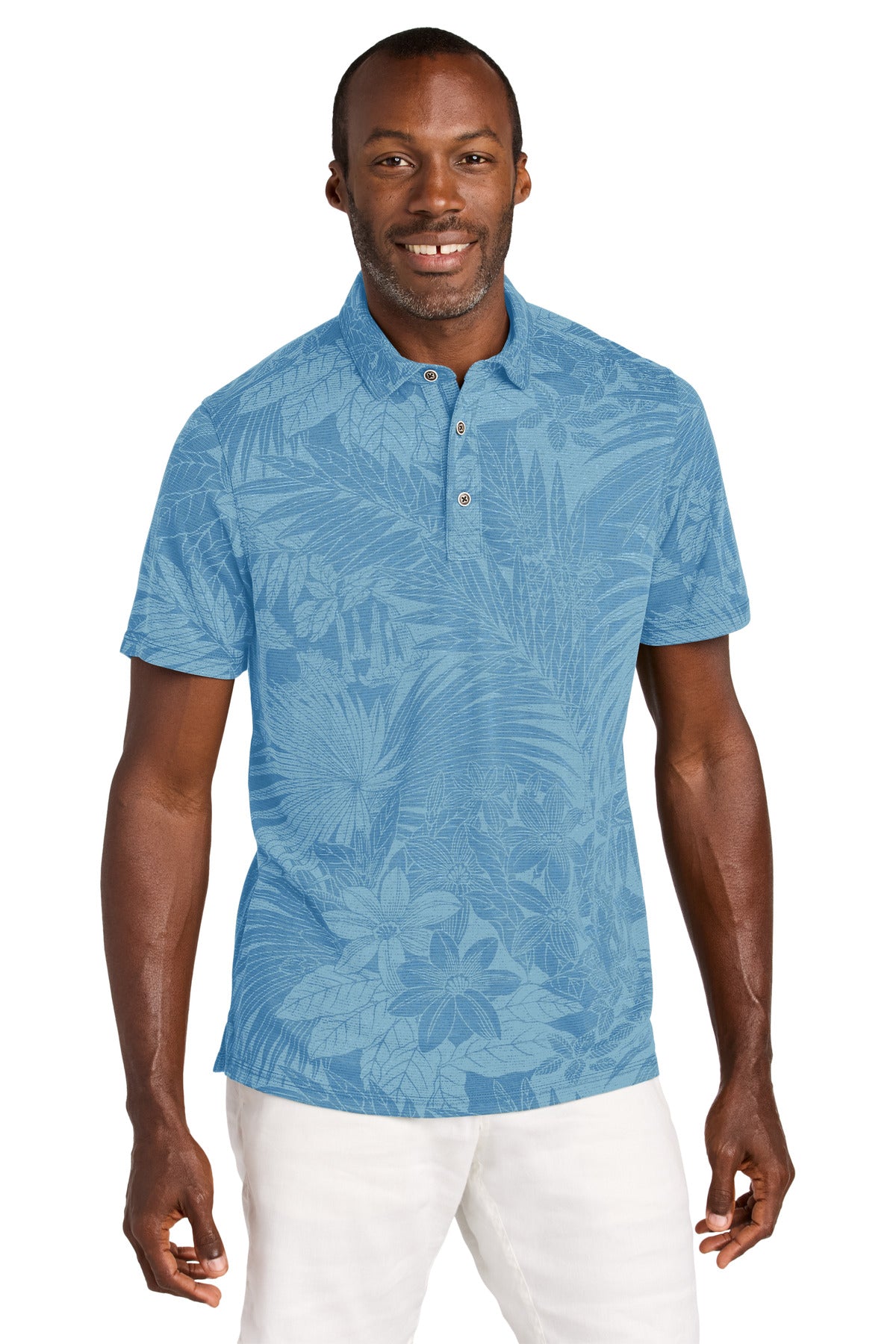 Tommy Bahama Santiago Paradise Polo - Chambray Blue