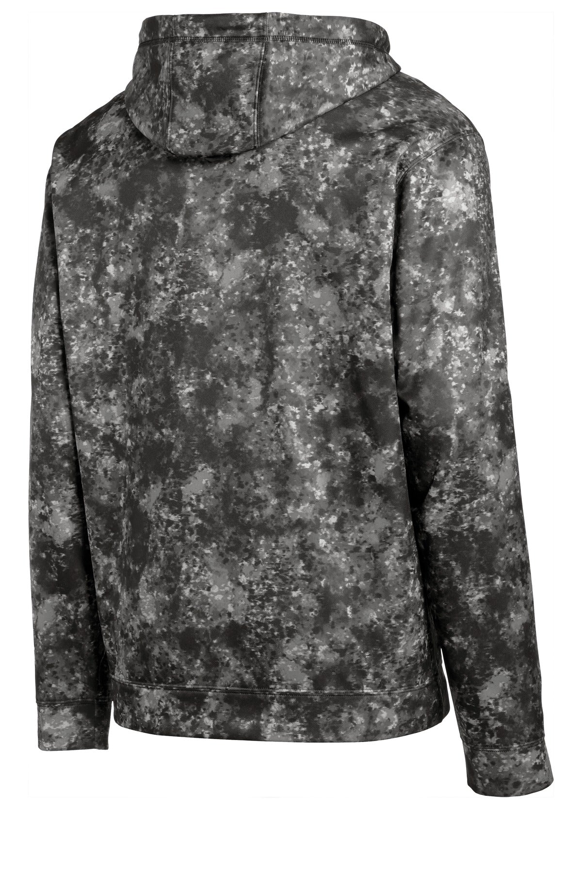 Sport-Tek Sport-Wick Mineral Freeze Fleece Hooded Pullover - Black