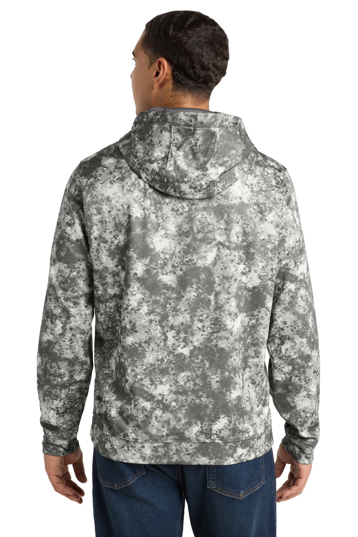 Sport-Tek Sport-Wick Mineral Freeze Fleece Hooded Pullover - Dark Smoke Grey