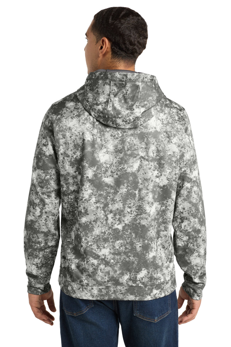 Sport-Tek Sport-Wick Mineral Freeze Fleece Hooded Pullover - Dark Smoke Grey
