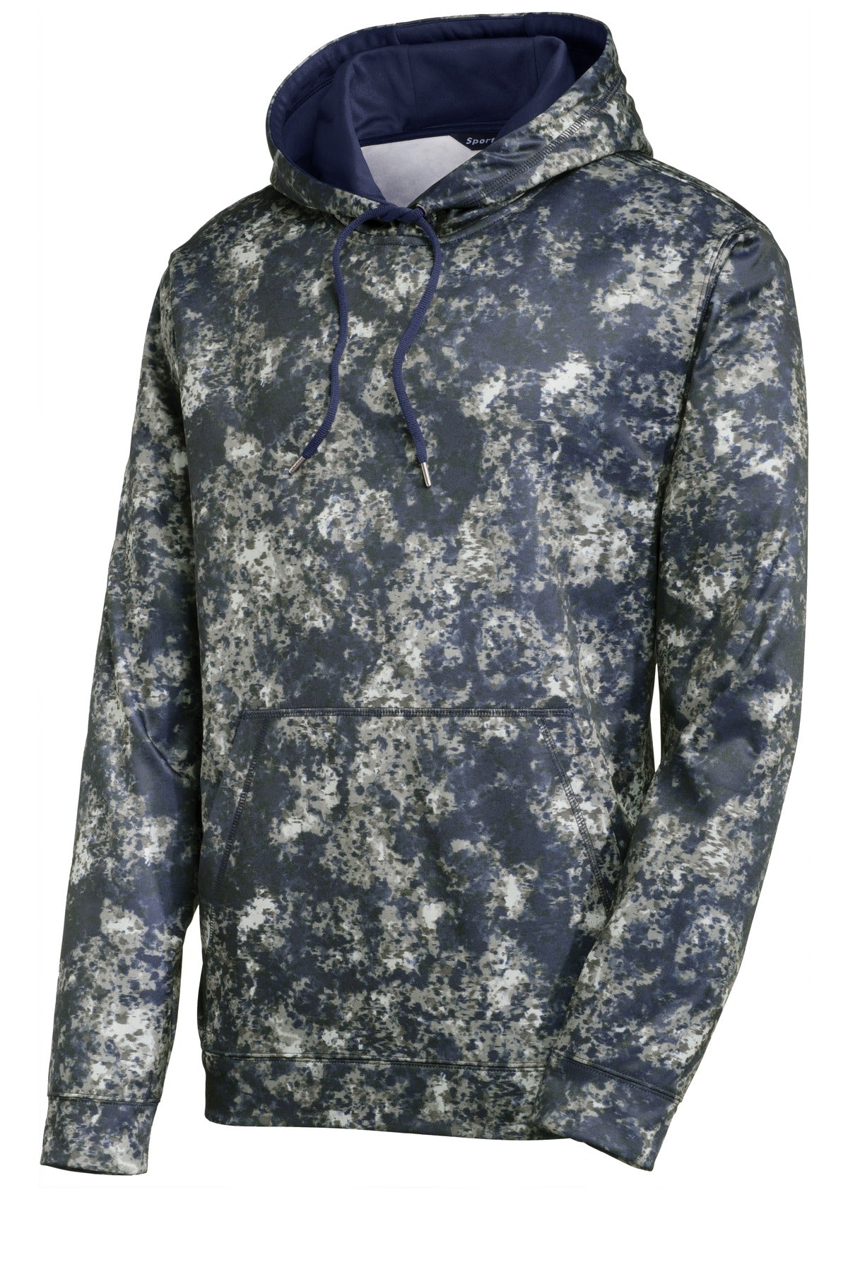 Sport-Tek Sport-Wick Mineral Freeze Fleece Hooded Pullover - True Navy