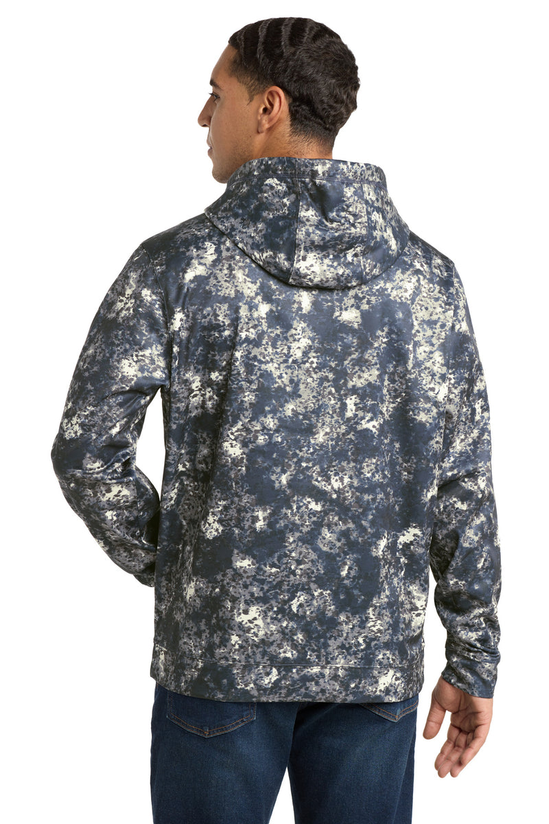 Sport-Tek Sport-Wick Mineral Freeze Fleece Hooded Pullover - True Navy