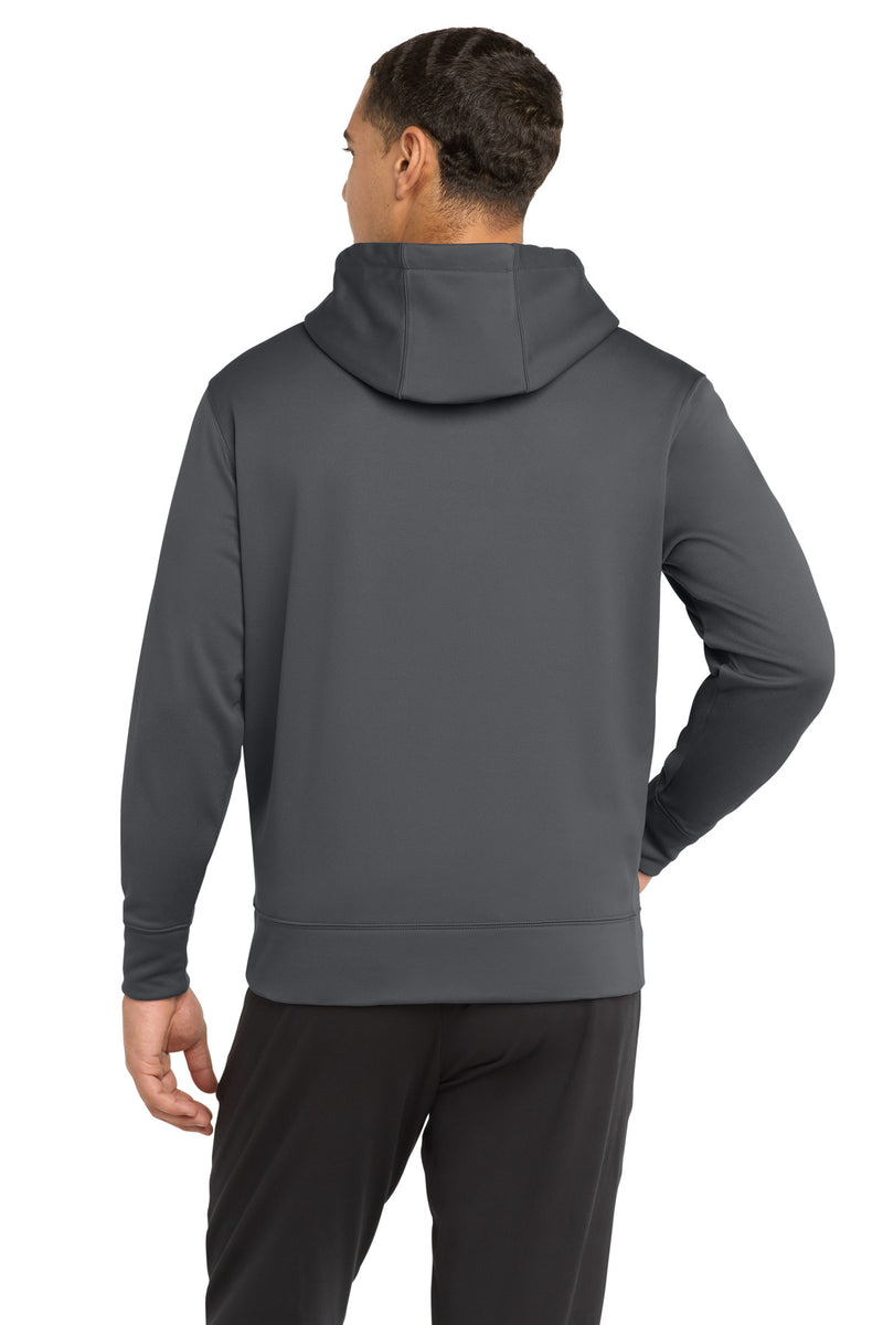 Sport-Tek Sport-Wick Fleece Full-Zip Hooded Jacket - Dark Smoke Grey
