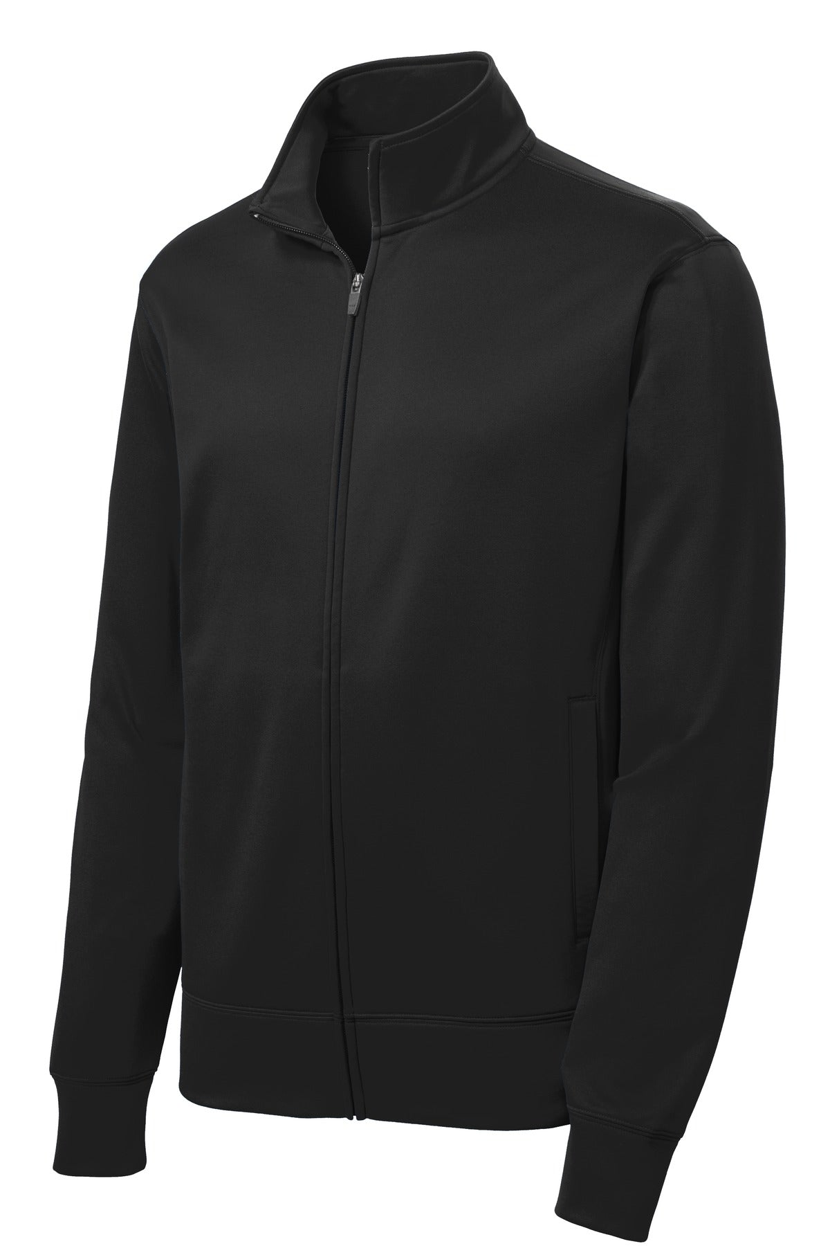 Sport-Tek Sport-Wick Fleece Full-Zip Jacket - Black