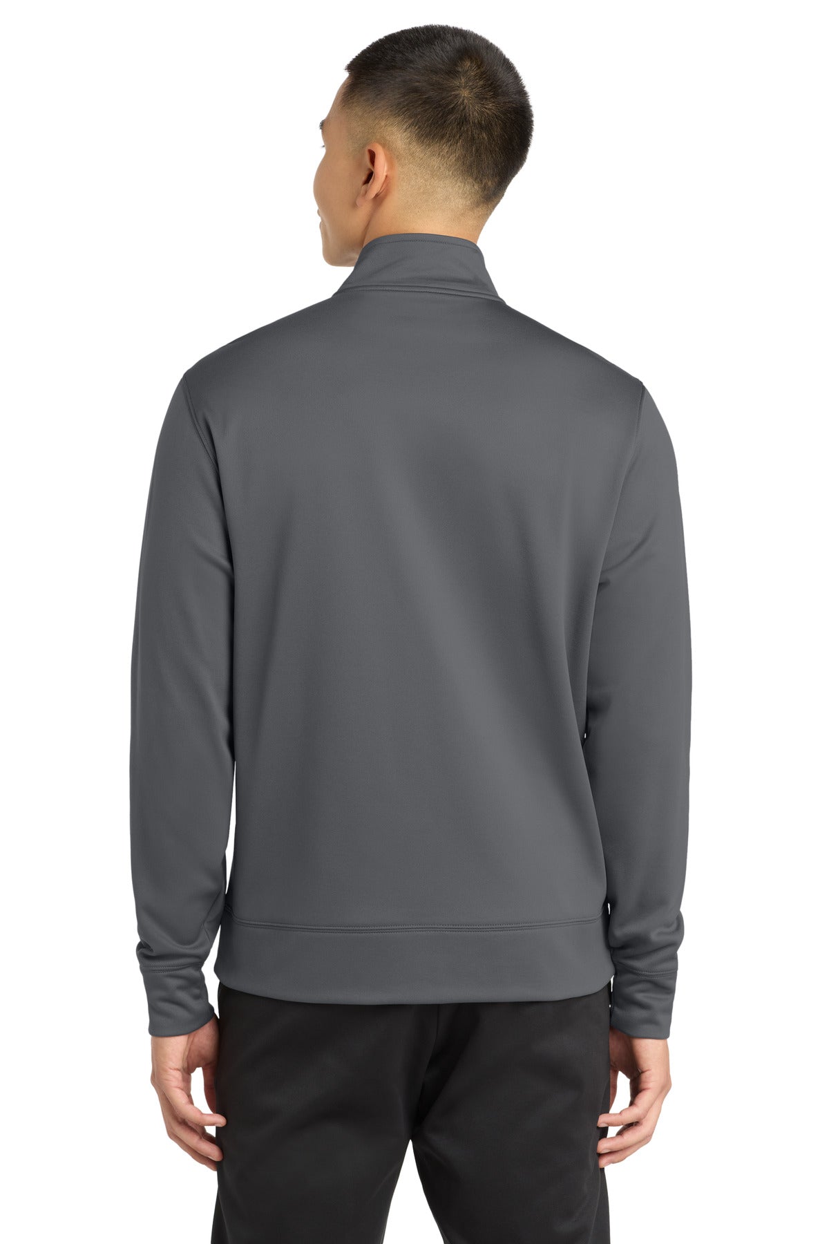 Sport-Tek Sport-Wick Fleece Full-Zip Jacket - Dark Smoke Grey