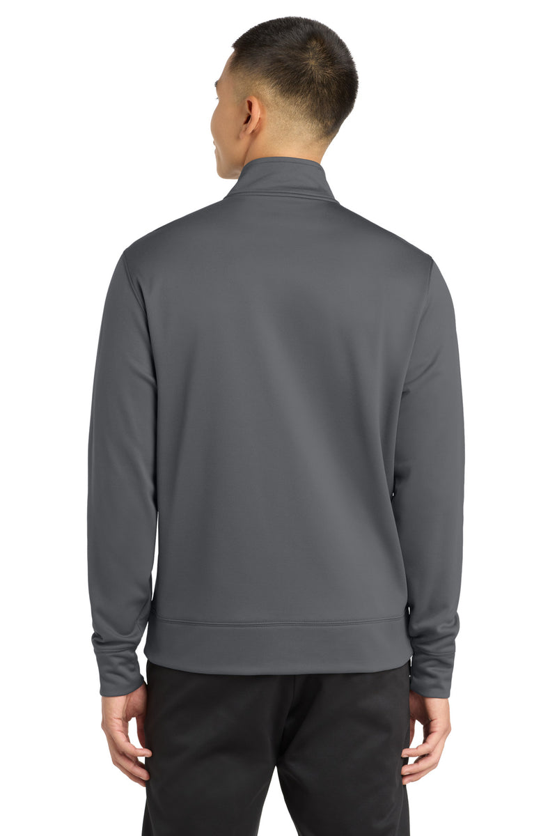 Sport-Tek Sport-Wick Fleece Full-Zip Jacket - Dark Smoke Grey