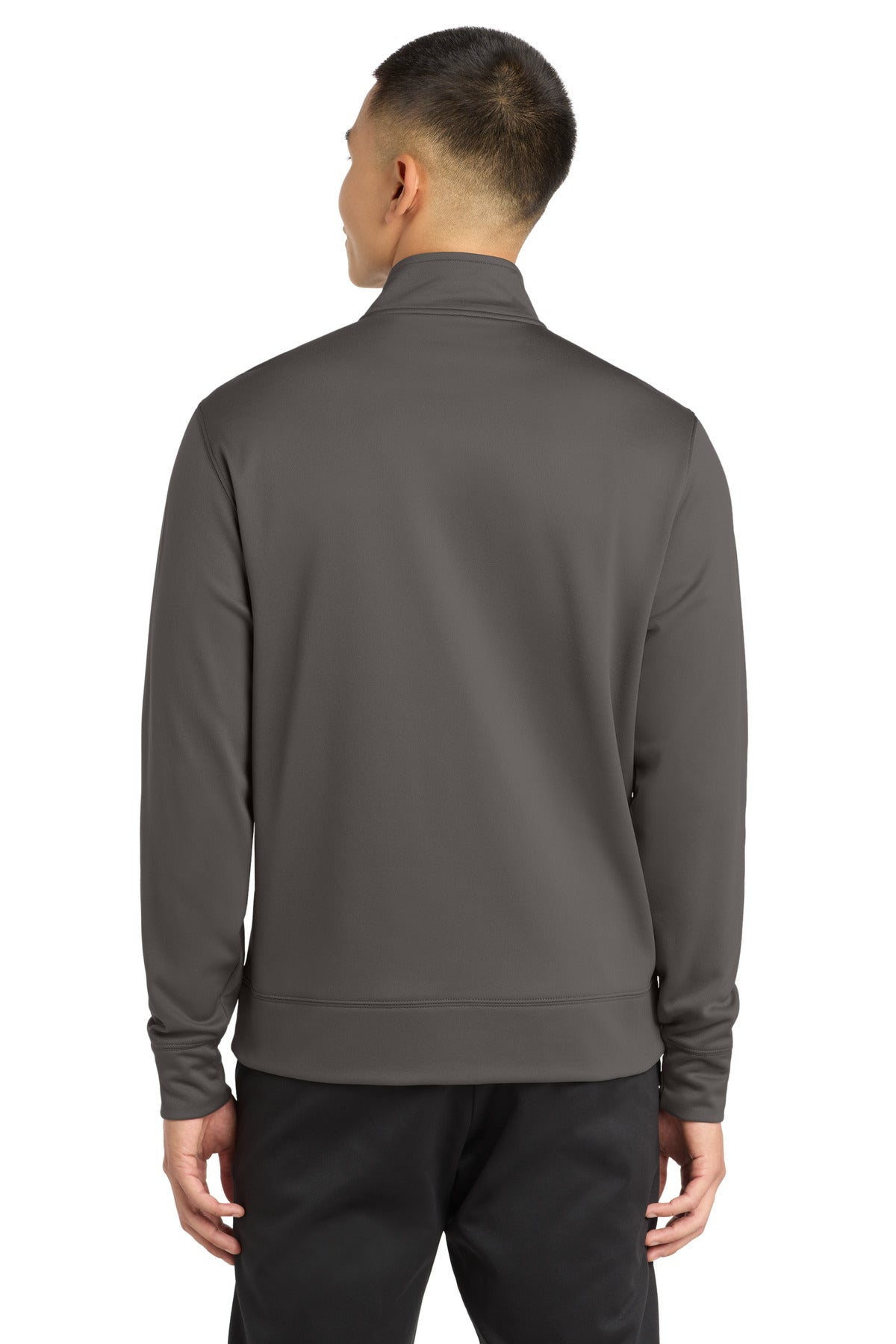 Sport-Tek Sport-Wick Fleece Full-Zip Jacket - Iron Grey