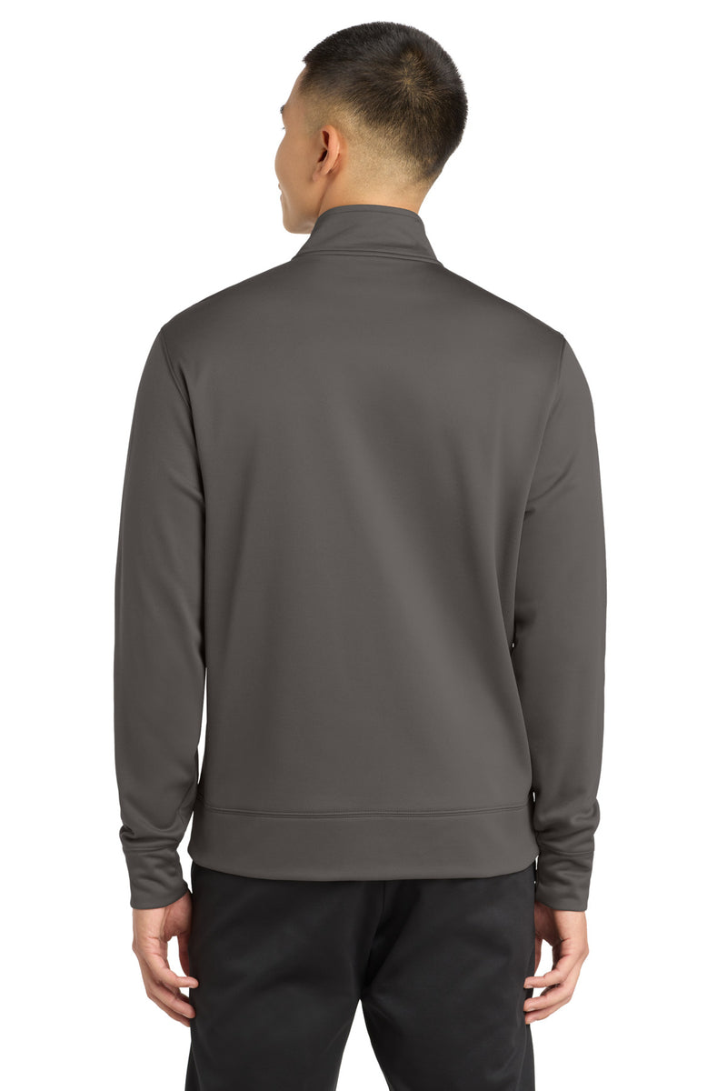 Sport-Tek Sport-Wick Fleece Full-Zip Jacket - Iron Grey