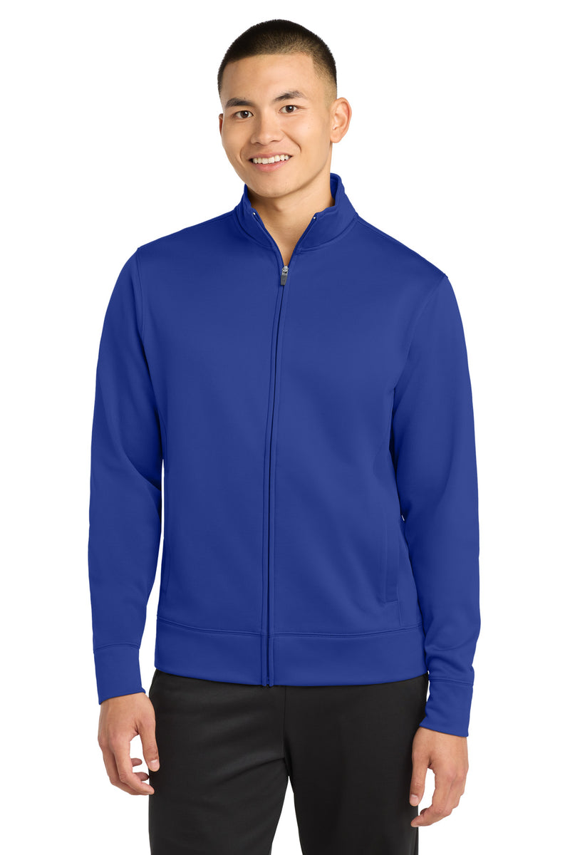 Sport-Tek Sport-Wick Fleece Full-Zip Jacket - True Royal