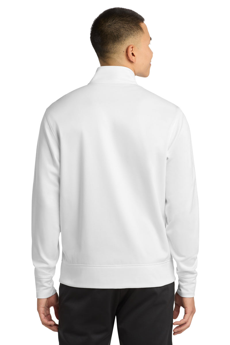 Sport-Tek Sport-Wick Fleece Full-Zip Jacket - White