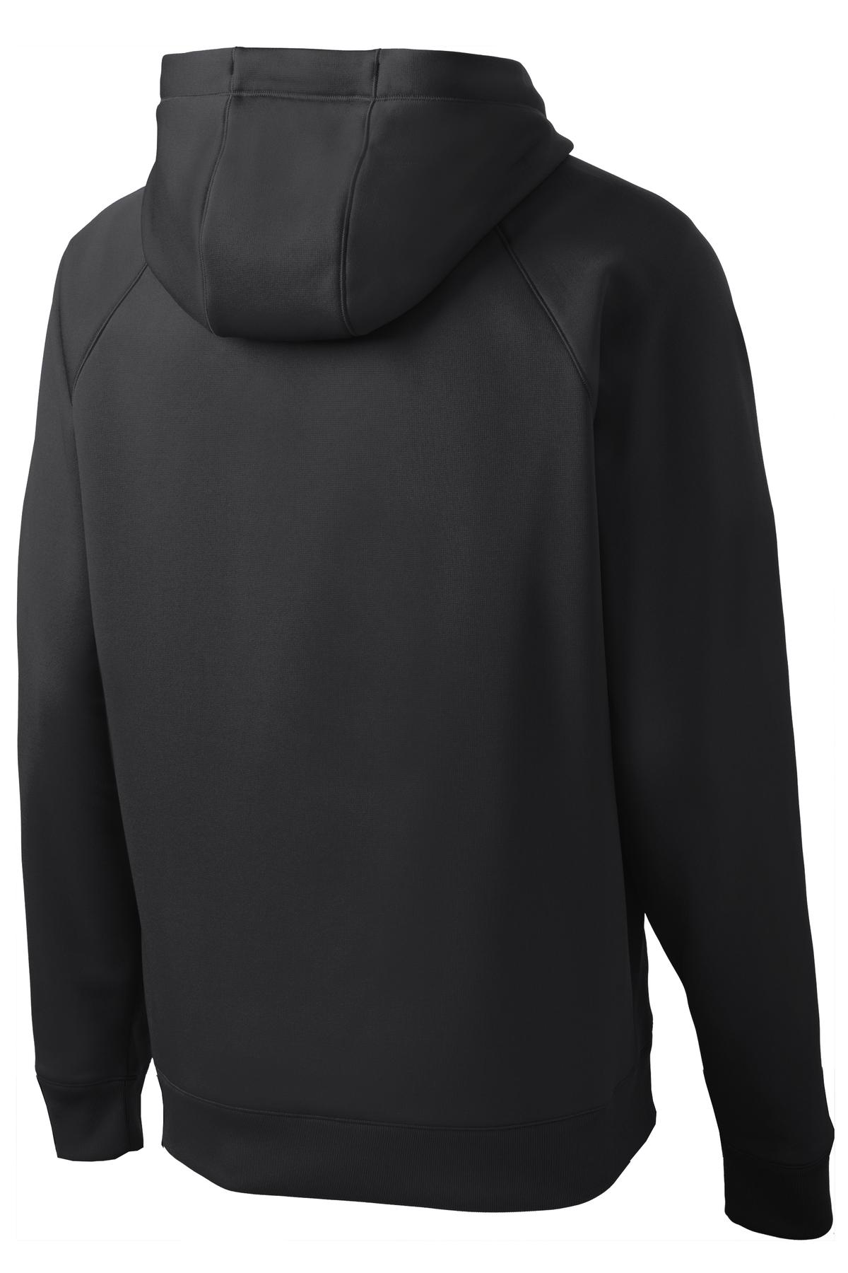 Sport-Tek Tech Fleece Hooded Sweatshirt - Black