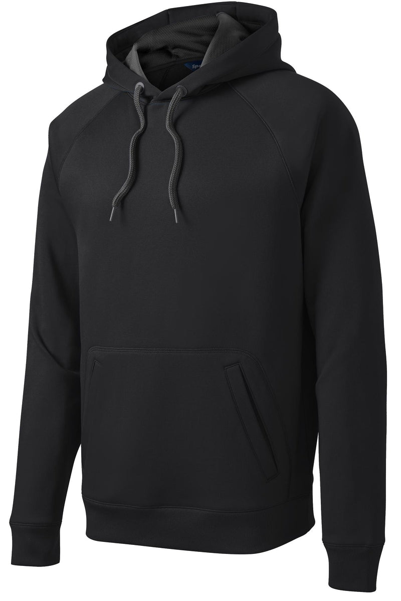 Sport-Tek Tech Fleece Hooded Sweatshirt - Black