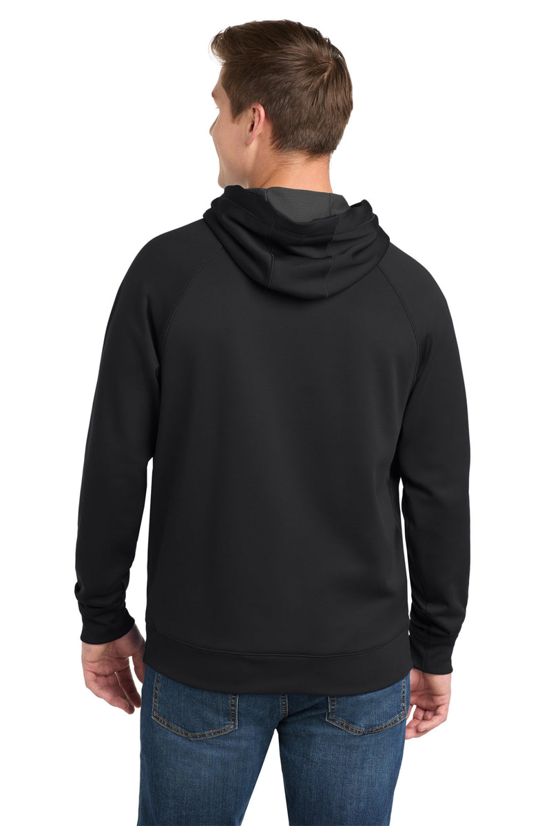 Sport-Tek Tech Fleece Hooded Sweatshirt - Black