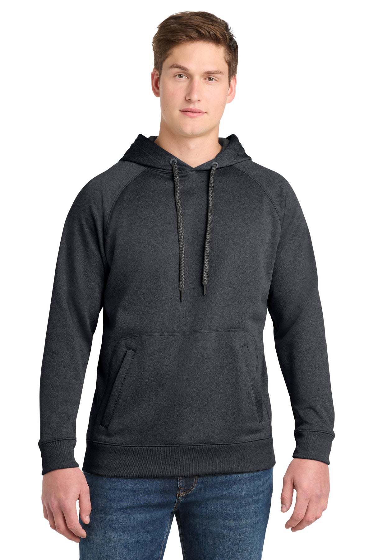 Sport-Tek Tech Fleece Hooded Sweatshirt - Graphite Heather