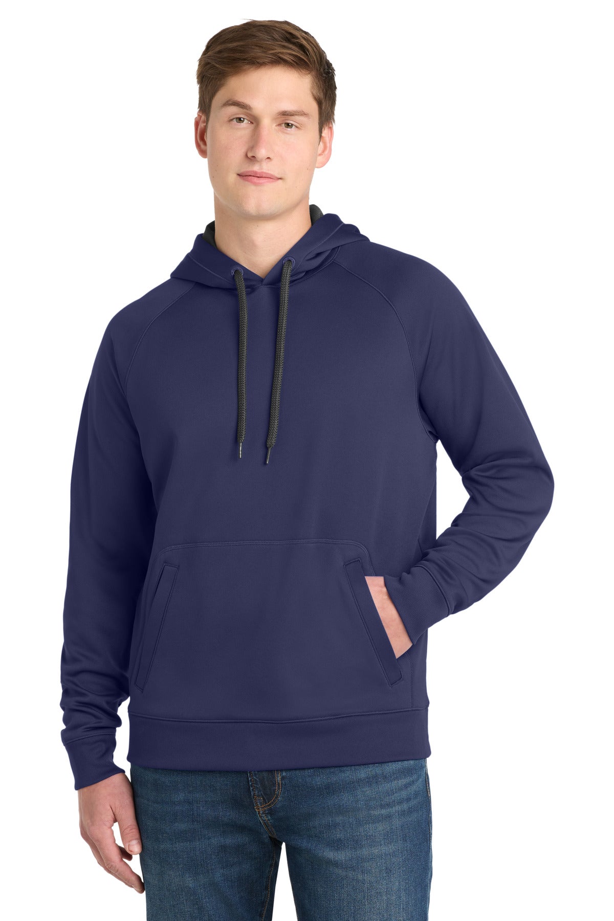 Sport-Tek Tech Fleece Hooded Sweatshirt - True Navy