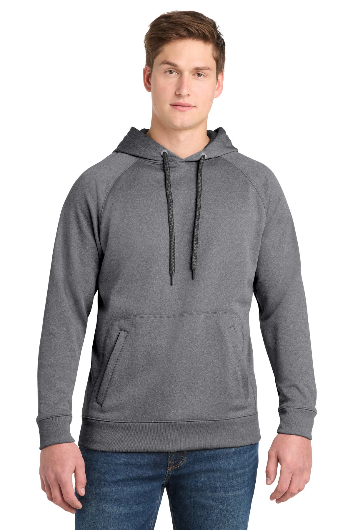 Sport-Tek Tech Fleece Hooded Sweatshirt - Vintage Heather