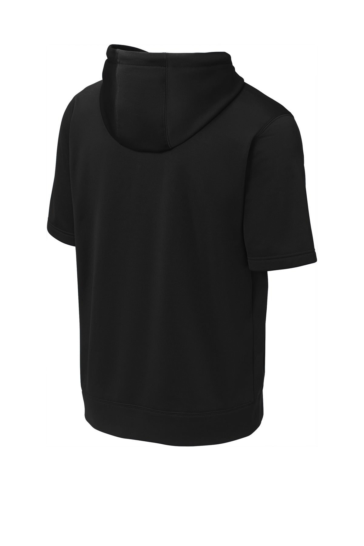 Sport-Tek  Sport-Wick  Fleece Short Sleeve Hooded Pullover - Black