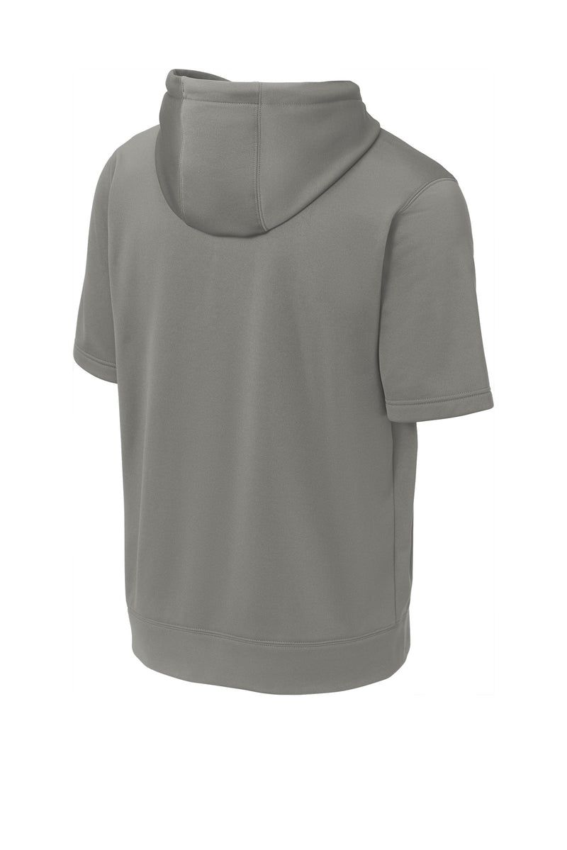 Sport-Tek  Sport-Wick  Fleece Short Sleeve Hooded Pullover - Dark Smoke Grey