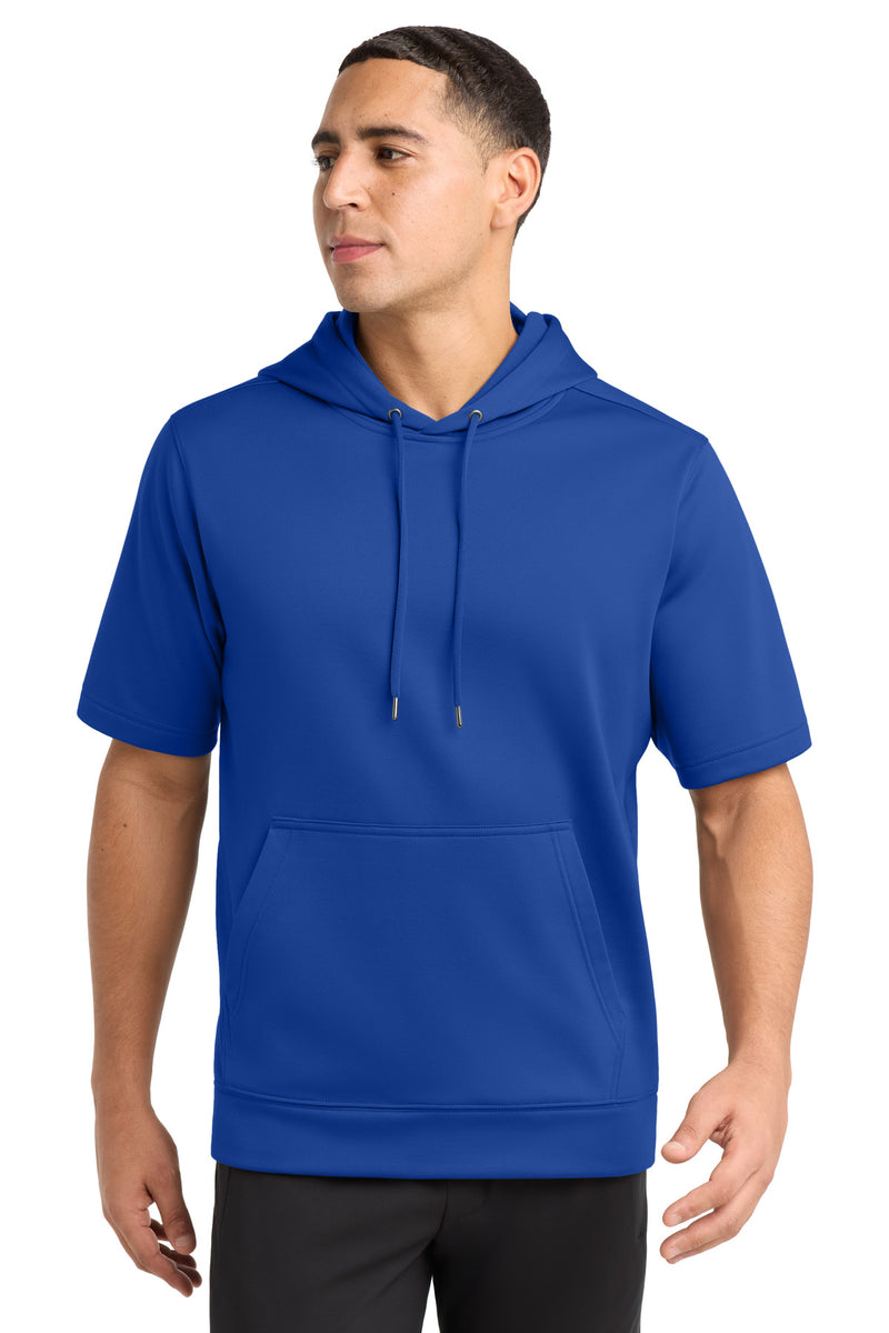 Sport-Tek  Sport-Wick  Fleece Short Sleeve Hooded Pullover - True Royal