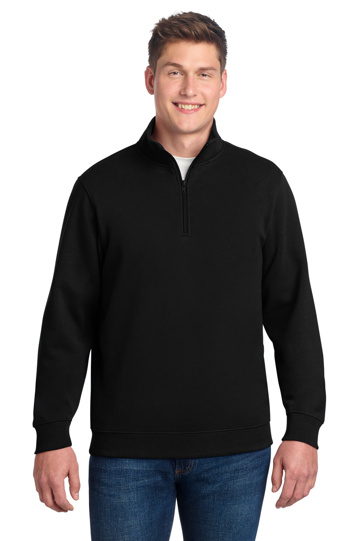 Sport-Tek 1/4-Zip Sweatshirt - Black