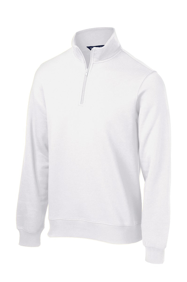 Sport-Tek 1/4-Zip Sweatshirt - White