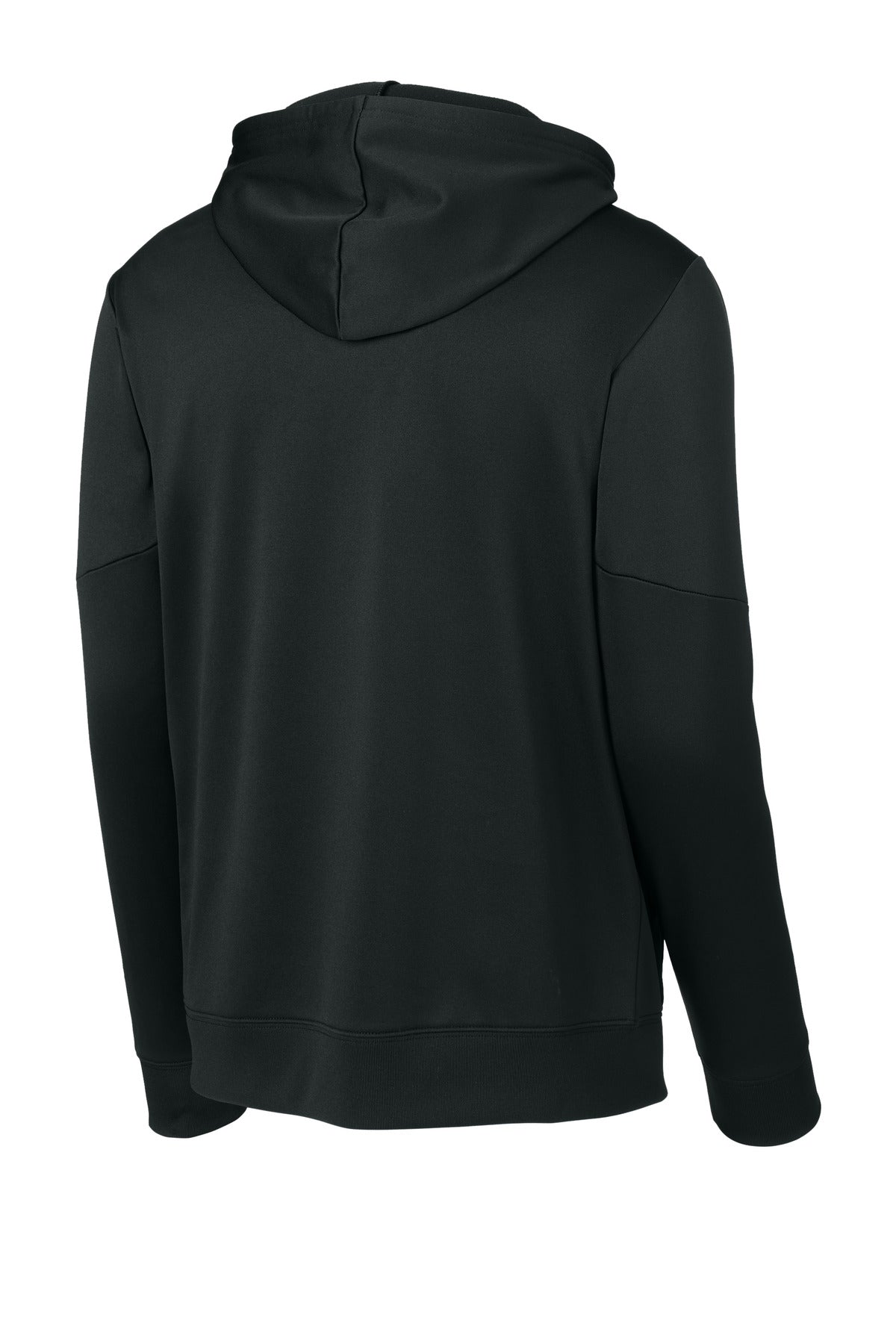 Sport-Tek Sport-Wick Fleece United Pullover Hoodie - Black/ Deep Red