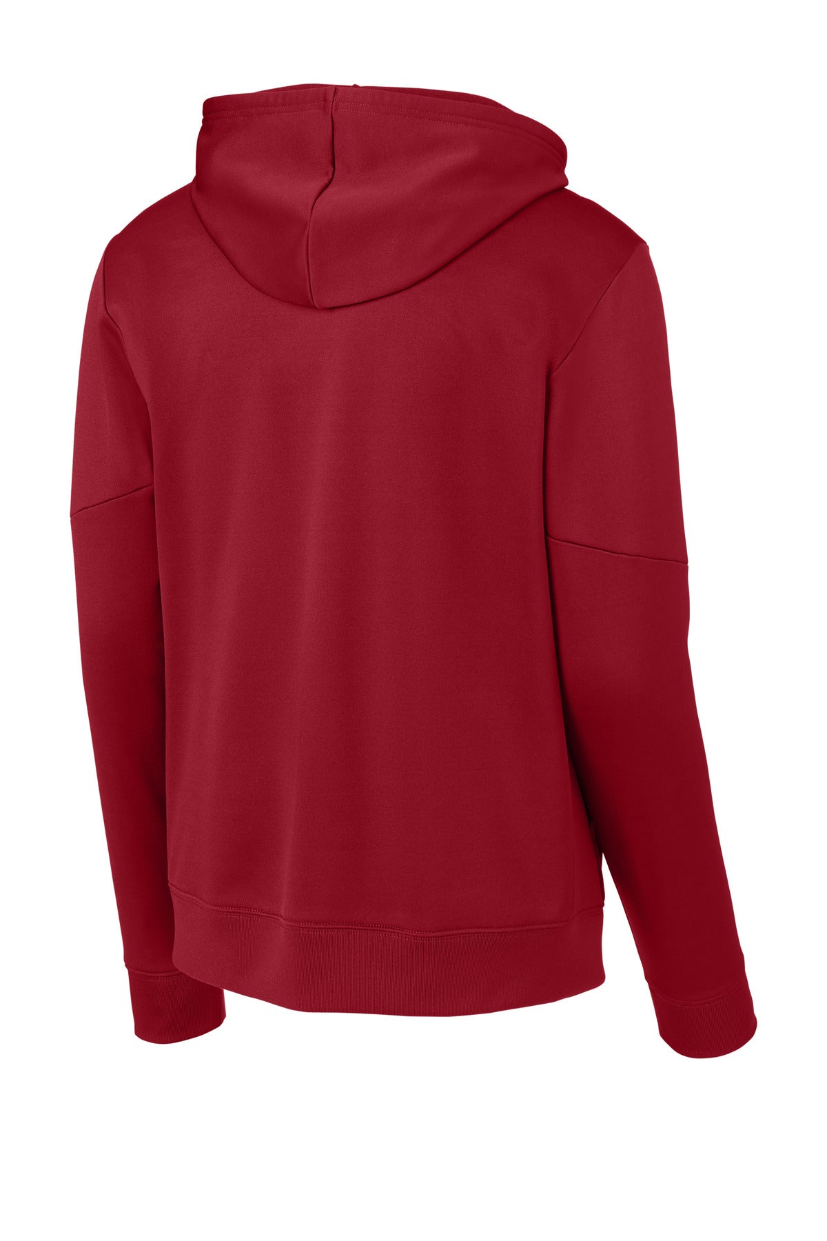 Sport-Tek Sport-Wick Fleece United Pullover Hoodie - Deep Red/ White
