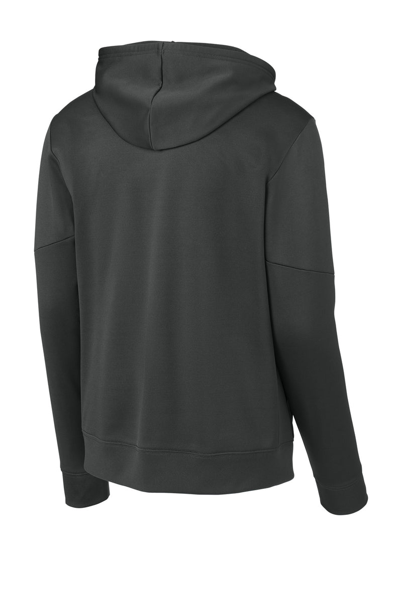 Sport-Tek Sport-Wick Fleece United Pullover Hoodie - Iron Grey/ White