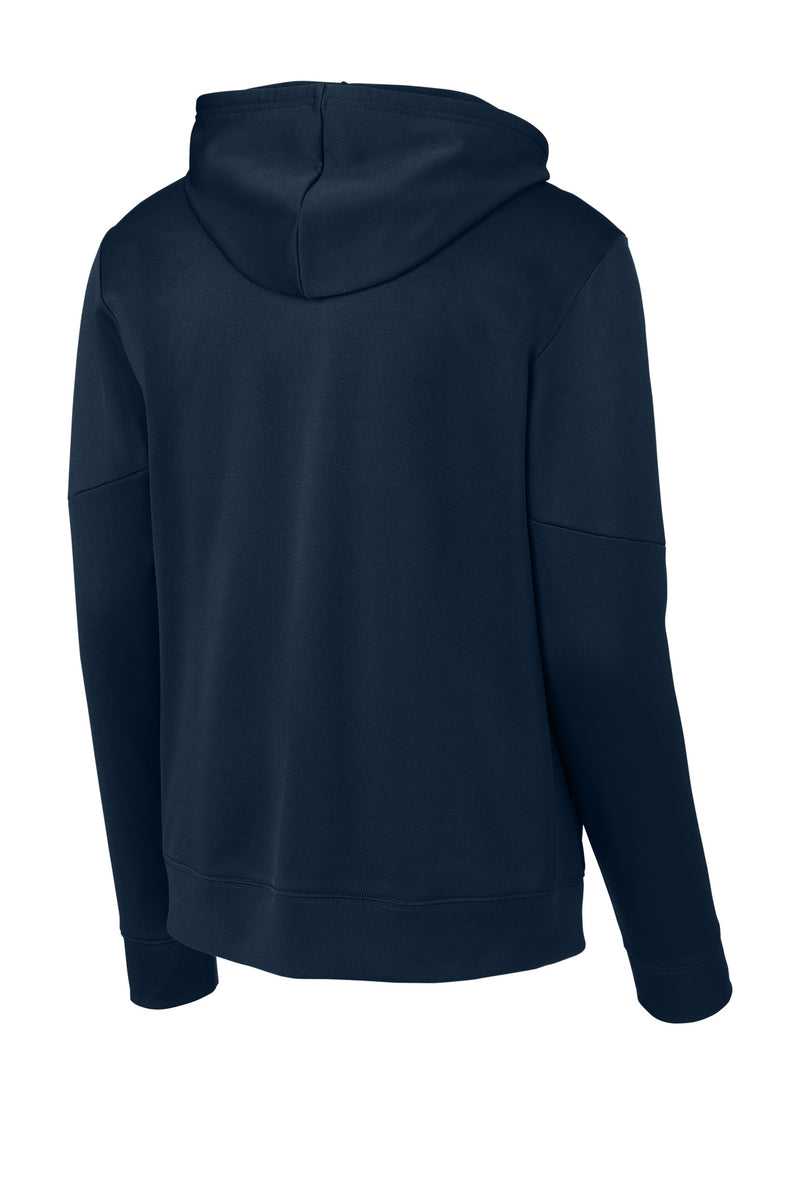 Sport-Tek Sport-Wick Fleece United Pullover Hoodie - Navy/ White
