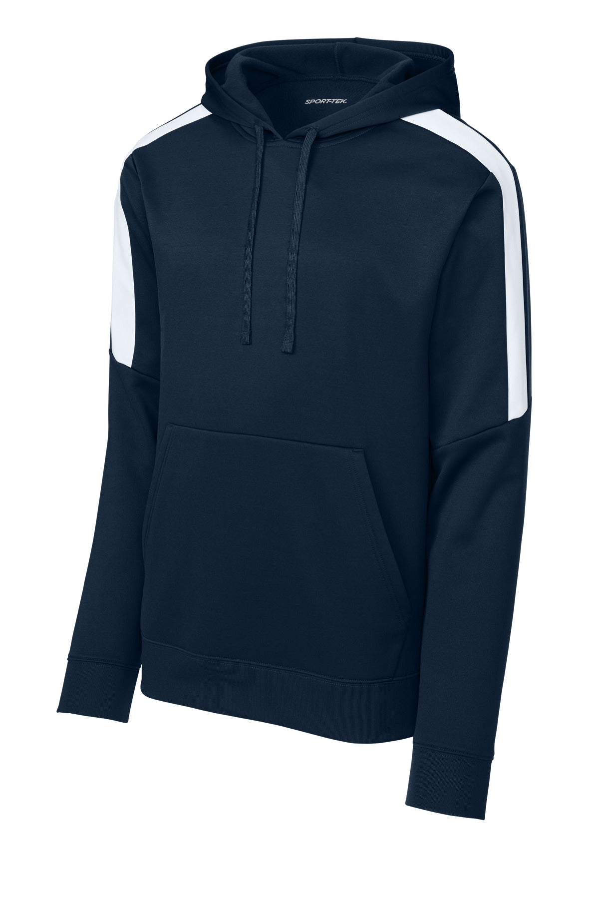 Sport-Tek Sport-Wick Fleece United Pullover Hoodie - Navy/ White