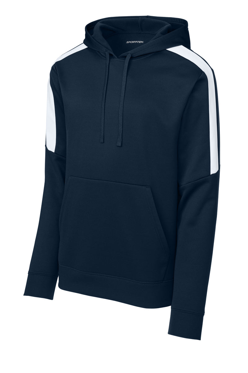 Sport-Tek Sport-Wick Fleece United Pullover Hoodie - Navy/ White